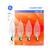 GE Lighting 40 watts CA10 Incandescent Light Bulb 370 lumens White (Clear) Bent Tip 4 pk