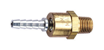 Tru-Flate Brass Airline Swivel 1/4 in. Male 1