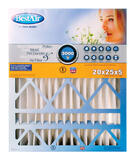 BestAir 20 in. W X 25 in. H X 5 in. D 13 MERV Pleated Air Filter