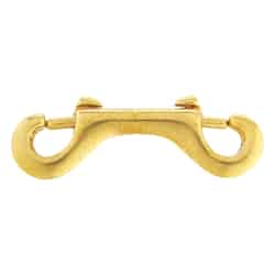 Campbell Chain 5/16 in. Dia. x 3-13/32 in. L Polished Bronze Double Ended Bolt Snap 60 lb.