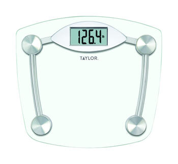 Taylor 330 lb. Digital Bathroom Scale Chrome