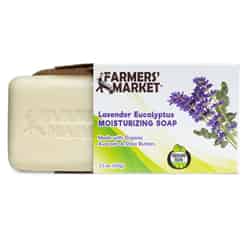 Farmers' Market Oregon Tilth 5.5 oz. Organic Bar Soap Lavender Eucalyptus Scent