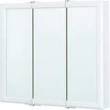 Continental Cabinets 28-5/8 in. H x 30 in. W x 4-7/16 in. D Square Tri-View Medicine Cabinet