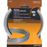 HILLMAN 0.061 - 0.065 in. Dia. x 200 ft. L Galvanized Steel 16 Ga. Wire