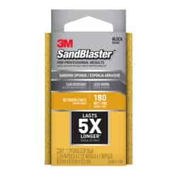 3M SandBlaster 4-1/2 in. L X 2-3/4 in. W X 1 in. T 180 Grit Fine Flat Surface Dust Channeling