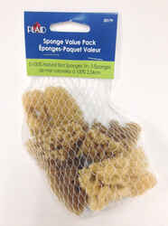 Plaid FoldArt multiple sizes in. W Assorted Custom Blend Sea Sponge