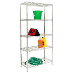 Honey Can Do 72 in. H x 16 in. D x 36 in. W Steel Shelving Unit