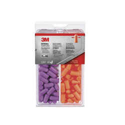 3M 32 dB Disposable Soft Foam Orange/Purple 80 pair Ear Plugs