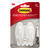 3M Command Medium Plastic Hook 2 pk 3-1/4 in. L