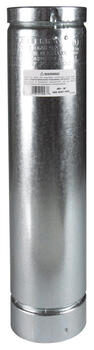 Selkirk 4 in. Dia. x 18 in. L Aluminum Round Gas Vent Pipe