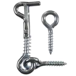Ace Small Zinc-Plated Steel 2 in. L Hook and Eye 1 pk Silver