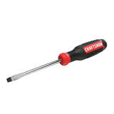 Craftsman 4 in. 1/4 Slotted Screwdriver Black Steel 1