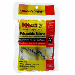 Whizz Polyamide Fabric 1/2 in. x 4 in. W Mini Paint Roller Cover For Semi Smooth to Semi Rough