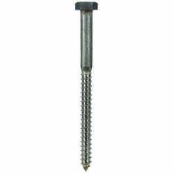 HILLMAN 5/16 in. x 4 in. L Hex Stainless Steel Lag Screw 25 pk