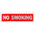 Hy-Ko English No Smoking 2 in. H x 8 in. W Sign Aluminum