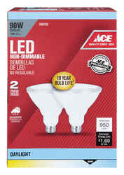 Ace PAR38 E26 (Medium) LED Bulb Daylight 90 Watt Equivalence 2 pk