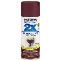 Rust-Oleum Painter's Touch Ultra Cover Satin Claret Wine 12 oz. Spray Paint
