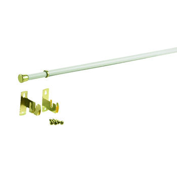 Kenney White Sash Rod 48 in. L Enamel