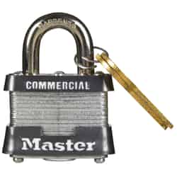 Master Lock 1-5/16 in. H x 1-5/8 in. W x 1-1/2 in. L Steel Double Locking Padlock 6 pk Keyed Ali