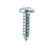 HILLMAN 1/2 in. L x 6 Zinc-Plated Steel Sheet Metal Screws 100 per box Pan Head Phillips