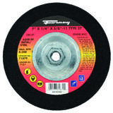 Forney 7 in. Dia. x 5/8 in. x 1/4 in. thick Aluminum Oxide Metal Grinding Wheel 8500 rpm 1 pc.