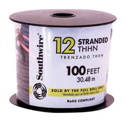 Southwire 100 ft. 12/1 Stranded THHN Building Wire