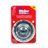 Weiler 0.014 in. Dia. x 1 in. in. Coarse Steel Crimped Wire Cup Brush 1 pc.