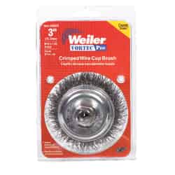 Weiler 0.014 in. Dia. x 1 in. in. Coarse Steel Crimped Wire Cup Brush 1 pc.