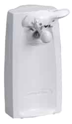 Proctor Silex White Electric Can Opener Magnetic Lid Holder