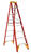 Werner 8 ft. H X 26.88 in. W Fiberglass Step Ladder Type IA 300 lb. cap.