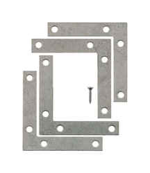 Ace 3-1/2 in. H x 4.75 in. W x 3-1/2 in. D Flat Steel Corner Brace