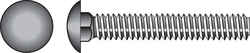 HILLMAN 5/16 Dia. x 6 in. L Zinc-Plated Steel Carriage Bolt 50 pk