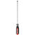 Milwaukee 10 in. Cushion Grip Chrome-Plated Steel Red 1 pc. #2 Screwdriver Phillips