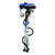 Custom Accessories Hand Pump 100 psi 27 in. Chrome Carded