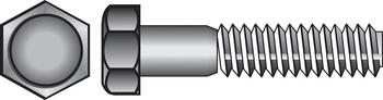HILLMAN 1/2 in. Dia. x 8 in. L Zinc Plated Steel Hex Bolt 25 box