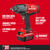 Craftsman 20V MAX 1/2 in. Square Cordless Impact Wrench Kit 20 volt 2500 ipm 330 ft./lbs.