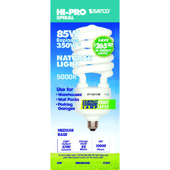 Satco HI-PRO 85 watts T5 9.96 in. Natural Light CFL Bulb Specialty 1 pk 5700 lumens