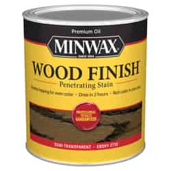 Minwax Wood Finish Semi-Transparent Ebony Oil-Based Stain 1 qt