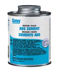 Oatey Cement Black 16 oz. For ABS