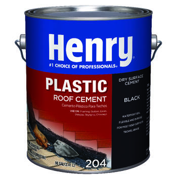 Henry Smooth Black Dry Patch Plastic Roof Cement 0.9 gal