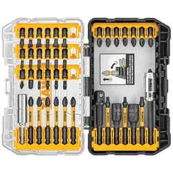 DeWalt Impact Ready Multi Size in. x 3/8 in. L Screwdriver Bit Black Oxide 40 pc. 1/4 in.