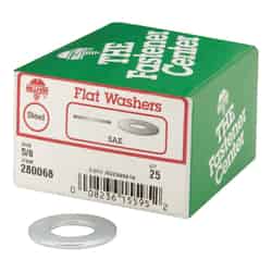 HILLMAN Zinc-Plated Stainless Steel 5/8 in. SAE Flat Washer 25 pk