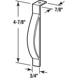 Prime-Line Silver Steel Window Latch 3/4 in. W X 5-1/8 in. L For Sash Cords 1 pk