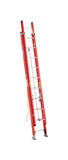 Werner 20 ft. H x 19 in. W Fiberglass Extension Ladder Type IA 300 lb.