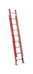 Werner 16 ft. H x 19 in. W Fiberglass Type IA Extension Ladder 300 lb.