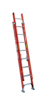 Werner 16 ft. H x 19 in. W Fiberglass Type IA Extension Ladder 300 lb.