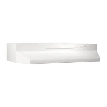 Broan 36 in. W Range Hood White