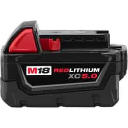 Milwaukee M18 REDLITHIUM XC5.0 18 V Lithium-Ion Battery Pack 1 pc