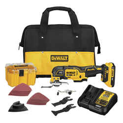 DeWalt Max XR 3 amps 20 volts Cordless Oscillating Multi-Tool 20000 opm Yellow 1 pc. Kit