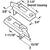 Prime-Line White Plastic Window Tilt Latch 3/4 in. W X 2-1/4 in. L For Better Bilt Brand Windows